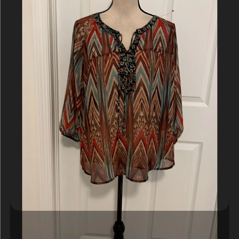 Figueroa and flower medium see thru shirt T109